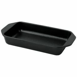 Chasseur Cast Iron Matt Black Roasting Dish 39 X 21 X 5.5cm