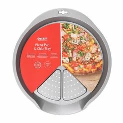 Dexam Bakers Pride Non-Stick 30cm Pizza Pan & Chip Tray