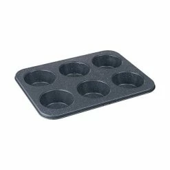 Denby Quantanium Finish 6 Cup Muffin Tin