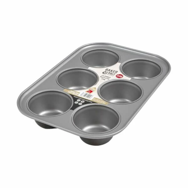 Baker & Salt 6 Cup Jumbo Muffin Tin Baker & Salt 6 Cup Jumbo Muffin Tin -Tiffany & Co. Shop 55900 Baker And Salt 6 Cup Jumbo Muffin Tin 1