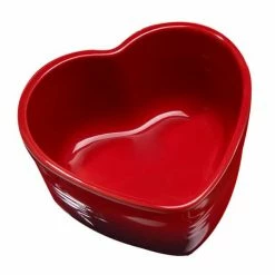 Le Creuset Set Of 2 Cerise Stoneware Heart Ramekins 3 Le Creuset Set Of 2 Cerise Stoneware Heart Ramekins -Tiffany & Co. Shop 69084300600031 Le Creuset Set Of 2 Heart Shaped Ramekins New Design 1