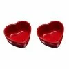 Le Creuset Set Of 2 Cerise Stoneware Heart Ramekins 1 Le Creuset Set Of 2 Cerise Stoneware Heart Ramekins -Tiffany & Co. Shop 69084300600031 Le Creuset Set Of 2 Heart Shaped Ramekins New Design