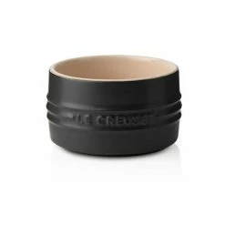Le Creuset Satin Black Stoneware Stackable Ramekin