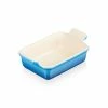 Le Creuset Marseille Blue Stoneware Small 19cm Heritage Rectangular Dish -Tiffany & Co. Shop 71102192000001 Le Creuset Stoneware Heritage Rectangular Dish 19cm Marseille