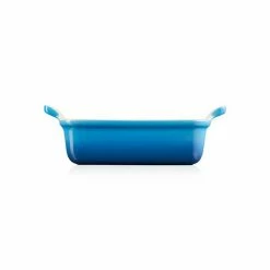 Le Creuset Marseille Blue Stoneware Small 19cm Heritage Rectangular Dish -Tiffany & Co. Shop 71102192000001 Le Creuset Stoneware Heritage Rectangular Dish 19cm Marseille 2