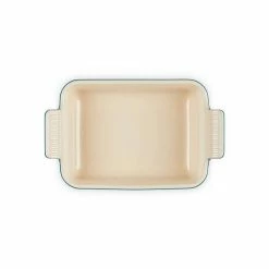 Le Creuset Deep Teal Stoneware Small 19cm Heritage Rectangular Dish -Tiffany & Co. Shop 71102196420001 Le Creuset Stoneware Heritage Rectangular Dish 19cm Deep Teal 3