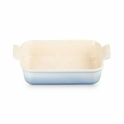 Le Creuset Coastal Blue Stoneware Medium 26cm Heritage Rectangular Dish -Tiffany & Co. Shop 71102264200001 Le Creuset Stoneware Heritage Rectangular Dish 26cm Coastal Blue 1