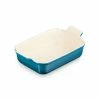Le Creuset Deep Teal Stoneware Medium 26cm Heritage Rectangular Dish -Tiffany & Co. Shop 71102266420001 Le Creuset Stoneware Heritage Rectangular Dish 26cm Deep Teal