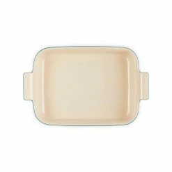 Le Creuset Deep Teal Stoneware Large 32cm Heritage Rectangular Dish -Tiffany & Co. Shop 71102326420001 Le Creuset Stoneware Heritage Rectangular Dish 32cm Deep Teal 3