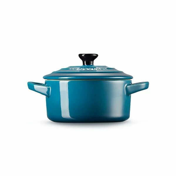 Le Creuset Deep Teal Stoneware Petite Round Casserole Le Creuset Deep Teal Stoneware Petite Round Casserole -Tiffany & Co. Shop 71901106420100 Le Creuset Stoneware Deep Teal Petite Casserole 1