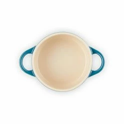 Le Creuset Deep Teal Stoneware Petite Round Casserole 4 Le Creuset Deep Teal Stoneware Petite Round Casserole -Tiffany & Co. Shop 71901106420100 Le Creuset Stoneware Deep Teal Petite Casserole 2