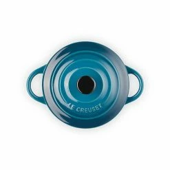 Le Creuset Deep Teal Stoneware Petite Round Casserole 5 Le Creuset Deep Teal Stoneware Petite Round Casserole -Tiffany & Co. Shop 71901106420100 Le Creuset Stoneware Deep Teal Petite Casserole 3