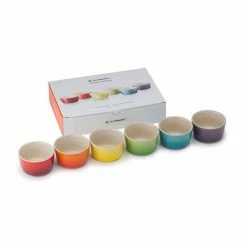 Le Creuset Rainbow Set Of 6 Mini Ramekins