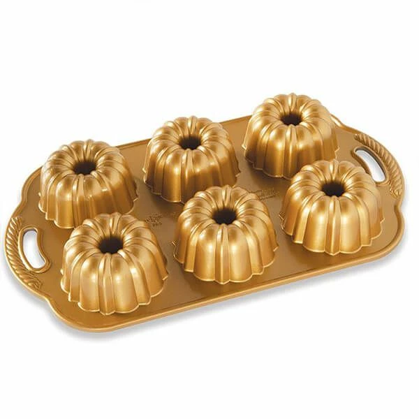 Nordic Ware Anniversary Bundtlette Pan Gold Nordic Ware Anniversary Bundtlette Pan Gold -Tiffany & Co. Shop 86277 Nordic Ware Anniversary Bundtlette Pan Gold