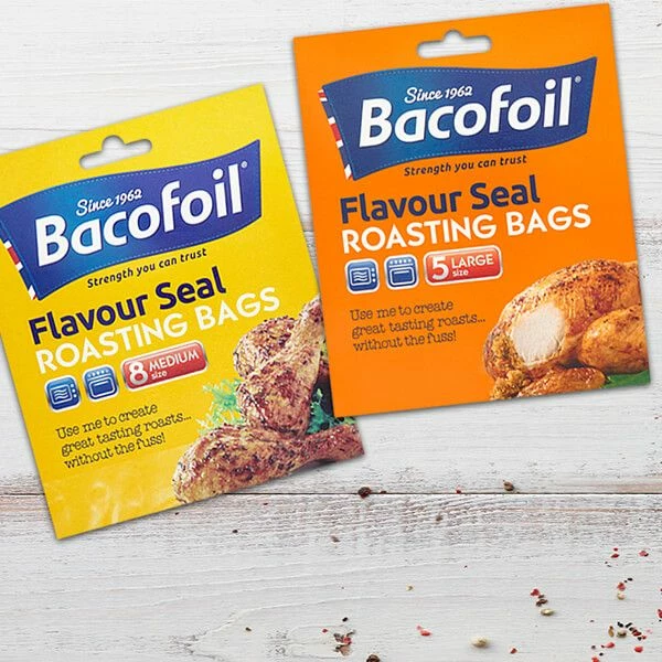 Bacofoil Set of 5 Large Flavour Seal Roasting Bags Bacofoil Set Of 5 Large Flavour Seal Roasting Bags -Tiffany & Co. Shop 86B02 Bacofoil Set of 5 Large Flavour Seal Roasting Bags 1