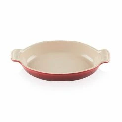 Le Creuset Cerise Stoneware 28cm Heritage Oval Dish -Tiffany & Co. Shop 91004028060100 Le Creuset Heritage 28cm Cerise Oval Dish 1