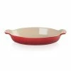 Le Creuset Cerise Stoneware 28cm Heritage Oval Dish
