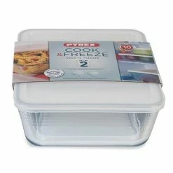 Pyrex Cook & Freeze 2 Piece Rectangular Storage Set