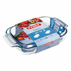 Pyrex Classic 2 Piece Roaster Set