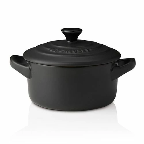 Le Creuset Satin Black Stoneware Petite Round Casserole Le Creuset Satin Black Stoneware Petite Round Casserole -Tiffany & Co. Shop 99100500000 LC Petite Casserole Satin Black New