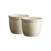 Emile Henry Clay No.8 Ramekin Set Of 2 -Tiffany & Co. Shop EH024008 Emile Henry 2pc No8 Ramekin Set Cream