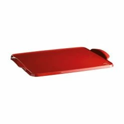 Emile Henry Burgundy Baking Tray 41.5cm X 31.5cm