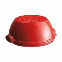 Emile Henry Burgundy Round Bread Baker 5.2L