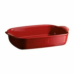Emile Henry Burgundy Ultime Rectangular Baking Dish 36.5cm X 23.5cm
