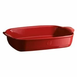 Emile Henry Burgundy Ultime Rectangular Baking Dish 42.5cm X 28cm