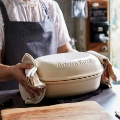 Emile Henry Linen Artisan Bread Baker 3.0L 5 Emile Henry Linen Artisan Bread Baker 3.0L -Tiffany & Co. Shop EH505501 Emile Henry Artisan Bread Baker 3L Matt Cream 3