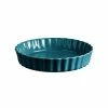 Emile Henry Mediterranean Blue Deep Tart Dish 29cm