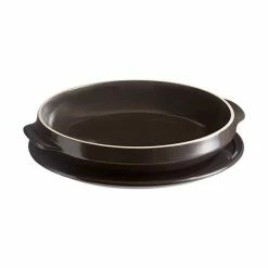 Emile Henry Charcoal Tarte Tatin Set 33cm