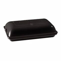 Emile Henry Charcoal Ciabatta Baker -Tiffany & Co. Shop EH795502 Emile Henry Charcoal Ciabatta Baker 2