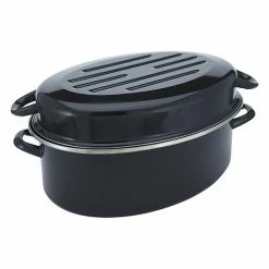 Judge Induction Granite High Oval Roaster 36cm
