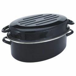 Judge Induction Granite High Oval Roaster 38cm