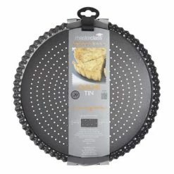 MasterClass KitchenCraft Master Class Crusty Bake Fluted Round 28cm Quiche Tin -Tiffany & Co. Shop KCMCCB100 Masterclass Crusty Bake Non Stick Fluted Round Tin 28cm 2