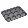 MasterClass KitchenCraft Master Class Crusty Bake 12 Hole Shallow Baking Pan -Tiffany & Co. Shop KCMCCB29 KitchenCraft Crusty Bake 12 Hole Pan