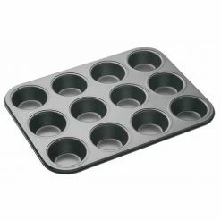 MasterClass Master Class Non-Stick Twelve Hole Deep Baking Pan 35 X 27cm