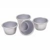 KitchenCraft Anodised Mini Pudding Moulds 7.5cm, Set Of Four