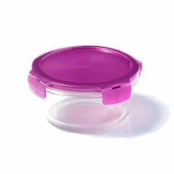 Lock & Lock Eco 650ml Round Oven Glass Container