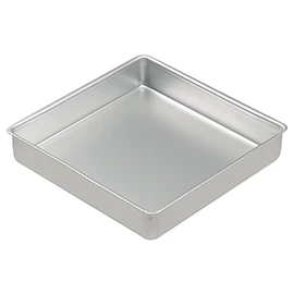 Mermaid Silver Anodised 8" Square Sandwich Tin Mermaid Silver Anodised 8" Square Sandwich Tin -Tiffany & Co. Shop M8738 Mermaid Silver Anodised 20cm Square Sandwich Tin