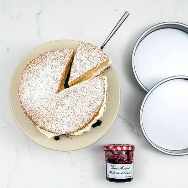 Mermaid by Samuel Groves Silver Anodised 8" Sandwich Tin Loose Base Mermaid By Samuel Groves Silver Anodised 8" Sandwich Tin Loose Base -Tiffany & Co. Shop M8823 Mermaid by Samuel Groves Silver Anodised 8 Inch Sandwich Tin Loose Base 3