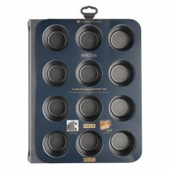 MasterClass Smart Stack Non-Stick Twelve Hole Muffin Tin 4 MasterClass Smart Stack Non-Stick Twelve Hole Muffin Tin -Tiffany & Co. Shop MCVSB02 MasterClass VSB Muffin Tray Non Stick 3