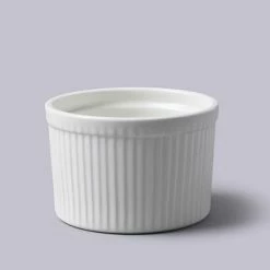 W.M.Bartleet & Sons 10cm Tall Ramekin White
