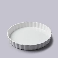 W.M.Bartleet & Sons Round Fluted Flan Dish 24cm