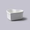 W.M.Bartleet & Sons 9cm Heart Shaped Ramekin White
